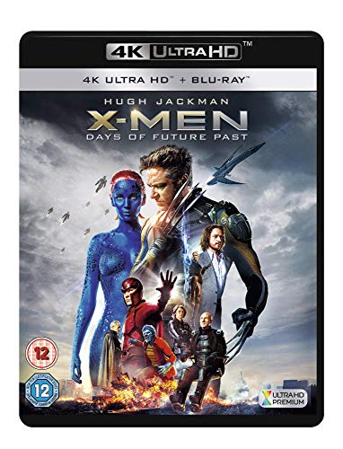 X-Men Days of Future Past Blu-ray cover with multiple characters.