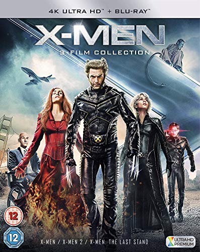 X-Men 3-film collection Blu-ray cover featuring Wolverine and other X-Men characters.