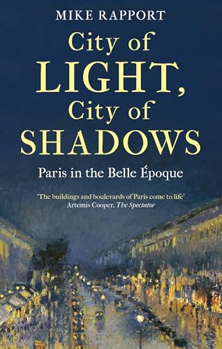 Book cover: “City of Light, City of Shadows” with a Parisian street scene.