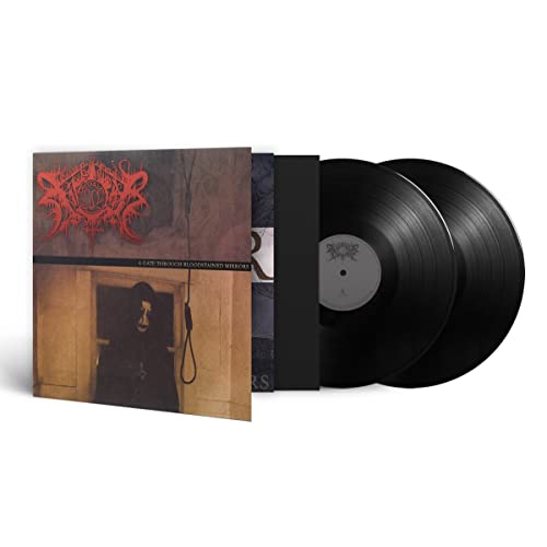 Xasthur vinyl record with album art depicting a cloaked figure in a doorway.