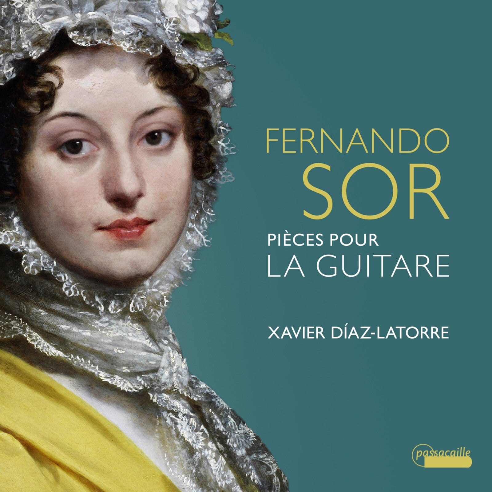 CD cover: portrait of a woman with text "Pieces Pour La Guitare".