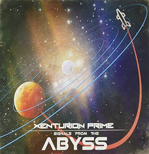 CD cover with planets, a spaceship, and swirling cosmic imagery.