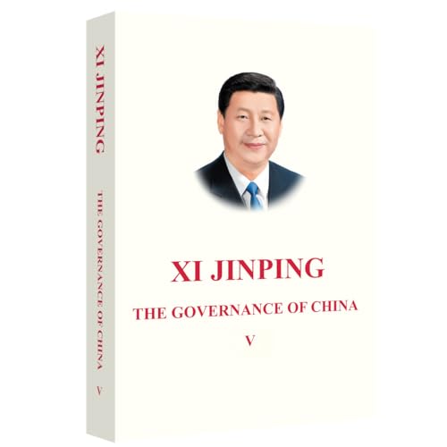 Book cover featuring Xi Jinping’s portrait and title “The Governance of China V.”