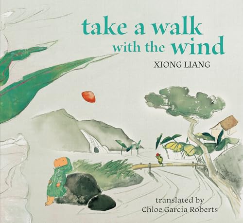 Book cover: watercolor landscape with a child and flowing water.