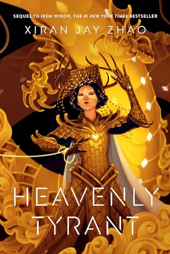 Book cover art featuring a person in golden armor against a large golden dragon.