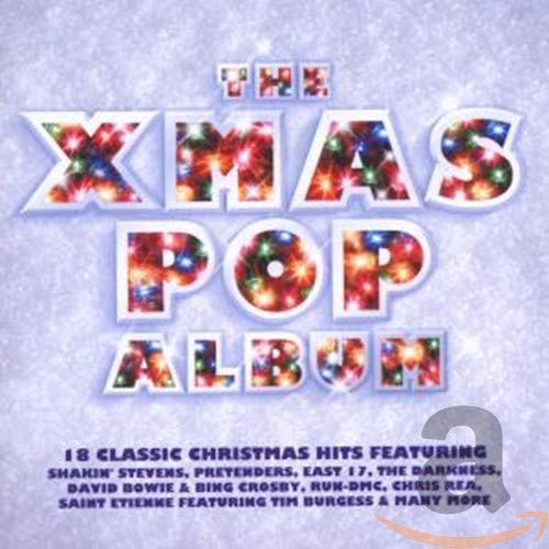 CD cover for “The Xmas Pop Album” with colorful, festive lettering.