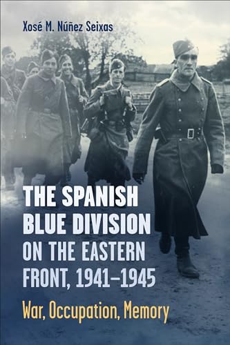 Book cover featuring soldiersLS Spanish soldiers in winter coats on a grayscale background.