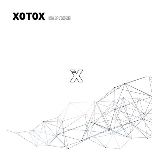 CD cover for Xotox - Gestern, with abstract geometric lines.
