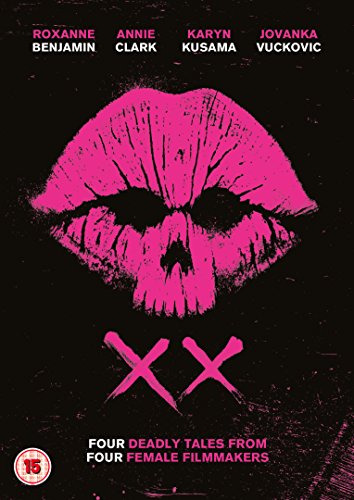 DVD cover showing a pink lipstick kiss mark shaped like a skull over XX.