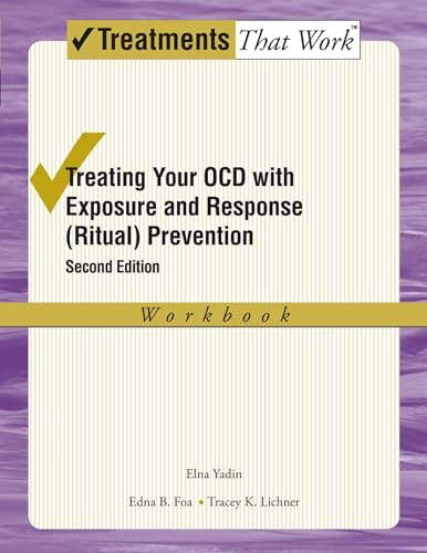 Workbook cover for OCD treatment with Exposure and Response Prevention therapy.