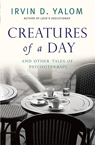 Book cover with title, author, and a blurry café scene.