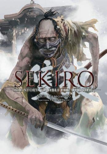 Sekiro side story book cover featuring Hanbei the Undying with a sword.