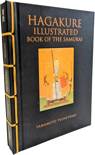 Black book cover with gold lettering, featuring a samurai illustration.