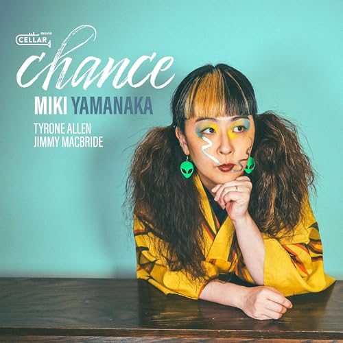 CD cover for Miki Yamanaka’s “Chance” featuring a woman with colorful makeup.