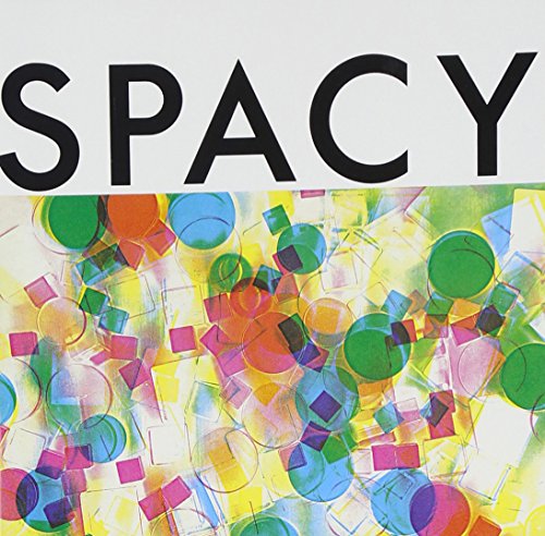CD cover for “Spacy +3” by Tatsuro Yamashita, abstract colorful design.