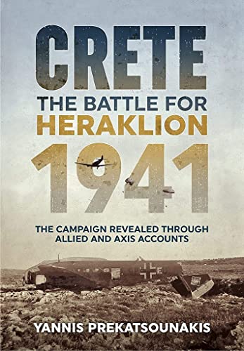 Book cover: "Crete 1941", depicting a plane and wreckage.