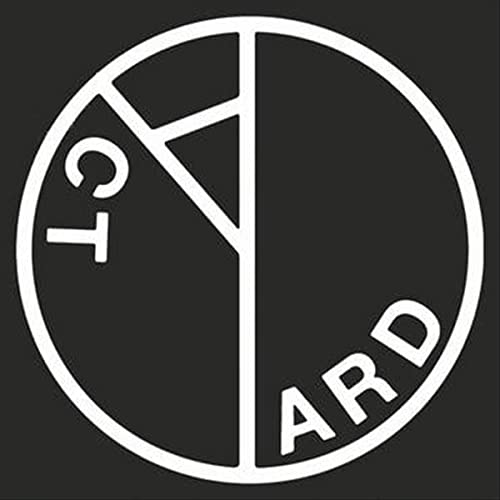 Black and white circular album art with “YARD ACT” text elements.