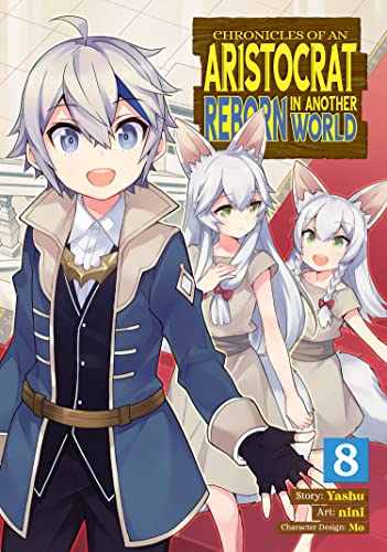 Manga cover featuring three anime-style characters, volume 8.