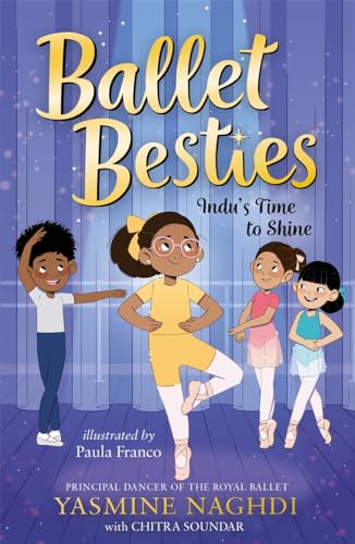 Book cover featuring four children in ballet poses, titled "Ballet Besties".
