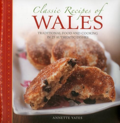 Cookbook cover featuring Welsh cakes, titled "Classic Recipes of Wales".