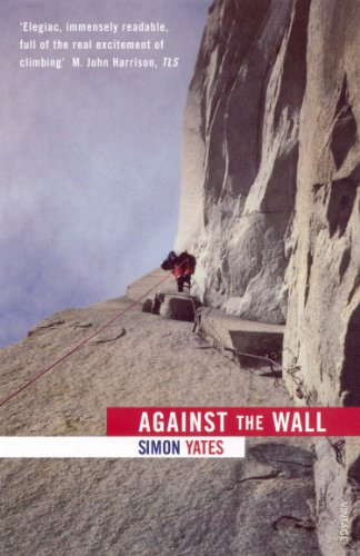 Book cover: a rock climber on a steep, grey cliff face.