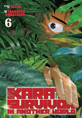 Manga volume 6 cover: a hand emerging from jungle foliage.