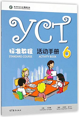 YCT Standard Course 6 Activity Book cover with children studying.