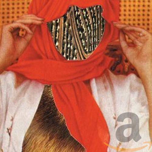 CD cover for Yeasayer’s “All Hour Cymbals” with red fabric and hands.