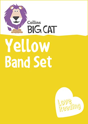 Yellow book cover with a cartoon lion and “Yellow Band Set” text.