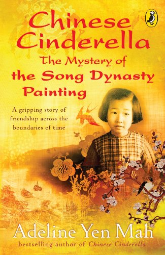Book cover featuring a young girl and floral designs in warm tones.