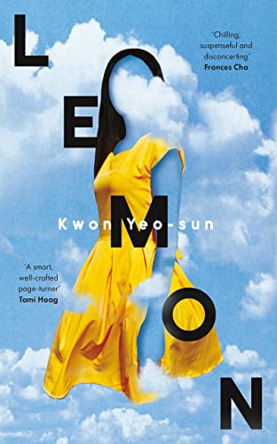 Book cover for “Lemon” by Kwon Yeo-sun, featuring a woman in yellow.