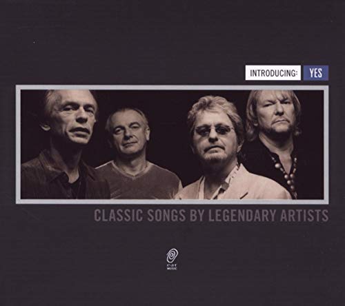 CD cover for Yes’ “Introducing Yes” featuring four band members’ portraits.