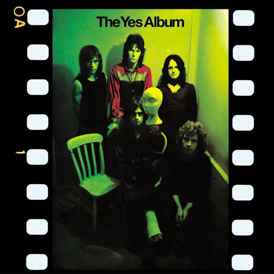 Album cover for YES’s “The Yes Album” featuring the band members.
