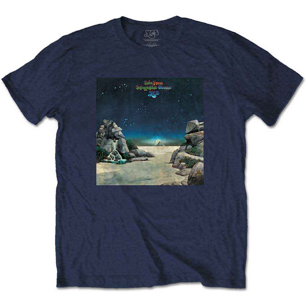 Medium, unisex t-shirt with detailed topographic map design of ocean waves.