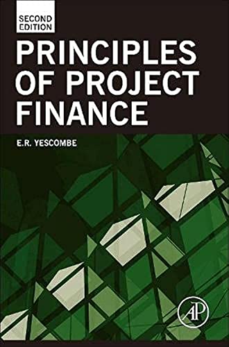Book cover: "Principles of Project Finance," second edition, dark green geometric design.