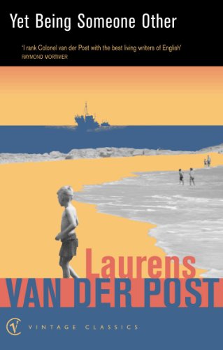 Book cover: beach scene with a boy, ship, and title "Yet Being Someone Other".