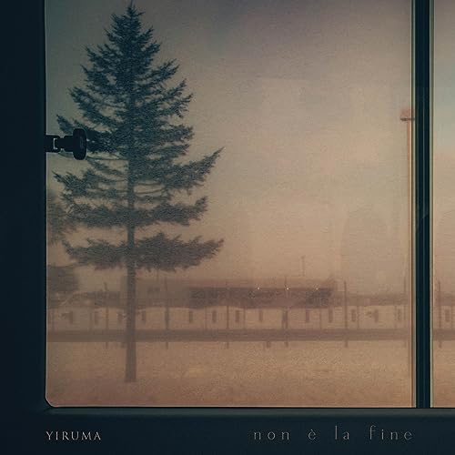 Vinyl album cover: tree silhouette seen through a foggy window.