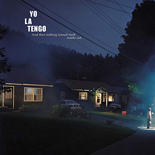 Yo La Tengo album cover: a dark, suburban house at dusk.