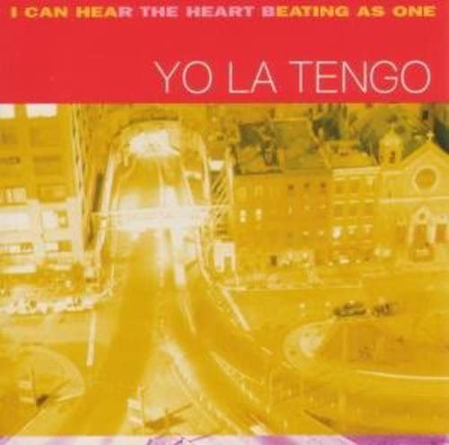 Yo La Tengo album cover: yellow-toned city scene with abstract shapes.