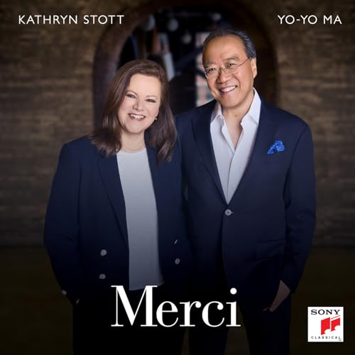 Kathryn Stott and Yo-Yo Ma portrait for the album "Merci.