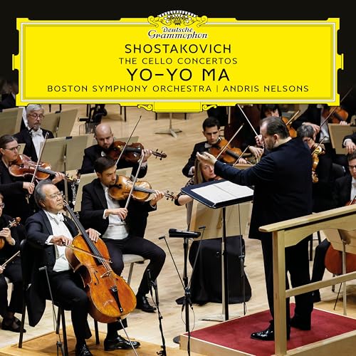 CD cover featuring Yo-Yo Ma with the Boston Symphony Orchestra.