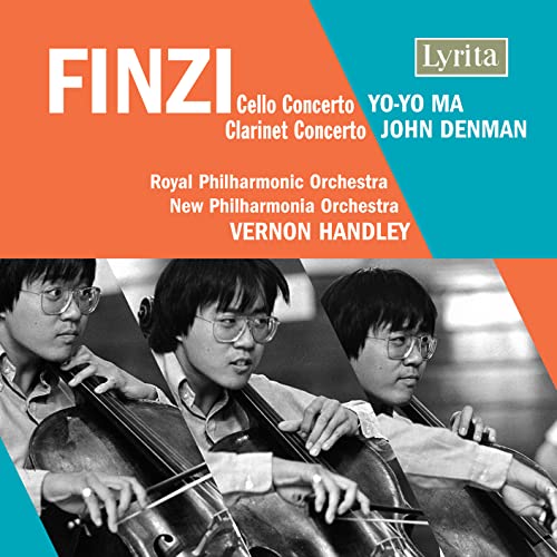 CD cover featuring young Yo-Yo Ma playing cello with orchestra details.
