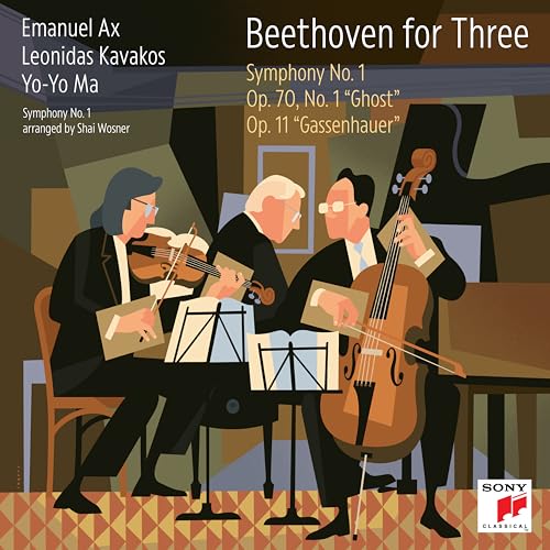 CD cover: three musicians playing violin, piano, and cello.