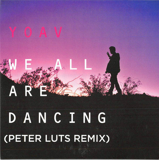 CD cover: silhouette on a hill with purple and pink sky.