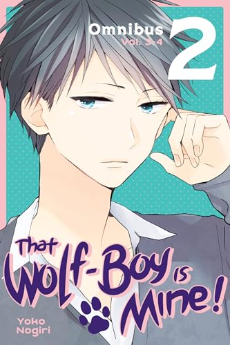 Manga cover featuring a young man with dark hair and the title “That Wolf-Boy Is Mine!”.