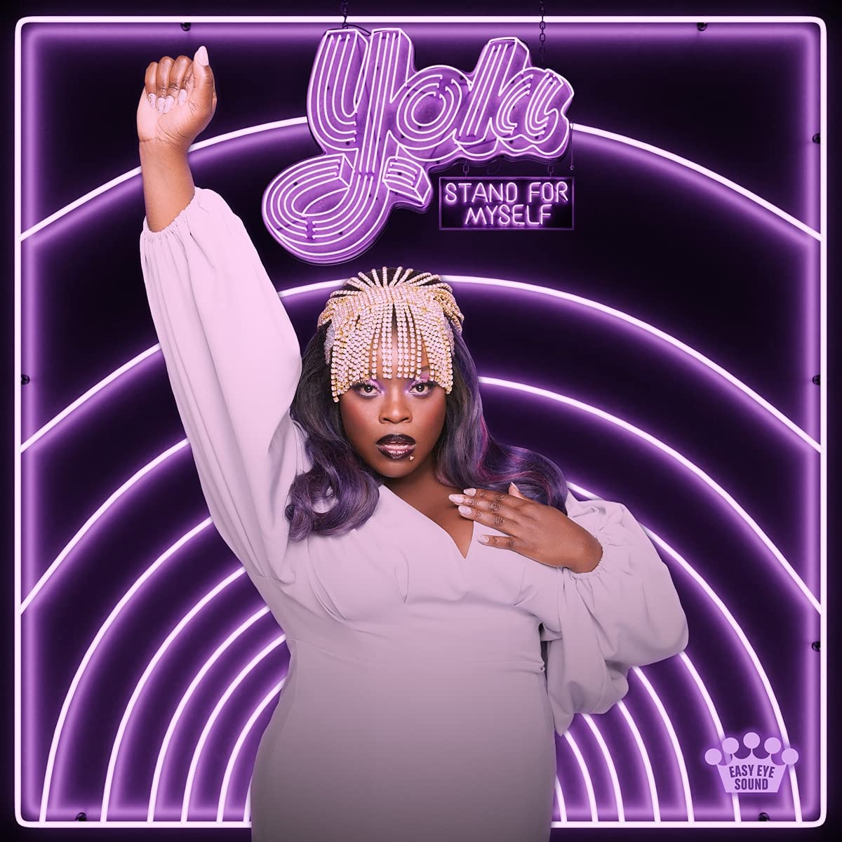 Album cover for Yola’s “Stand For Myself” featuring a portrait of the artist.