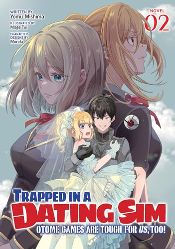 Light novel cover featuring anime characters, including a male protagonist and two women.