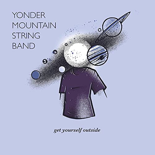 CD cover for Yonder Mountain String Band with space and figure imagery.