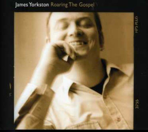 CD cover for James Yorkston’s “Roaring The Gospel” featuring a portrait.