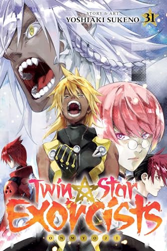 Manga cover featuring three young characters with intense expressions.